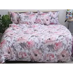 Комплект постільної білизни TAG Tekstil з компаньйоном Сімейний Різнобарвний 000240684 (PT-020)