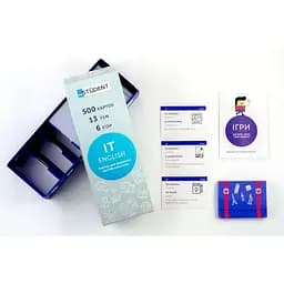 Настольная игра English Student Карточки для изучения английского языка IT English Student (укр.) (41315787)