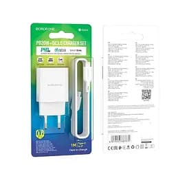 Адаптер BOROFONE Type-C to Lightning Resource BA69A 20w  - мініатюра 6