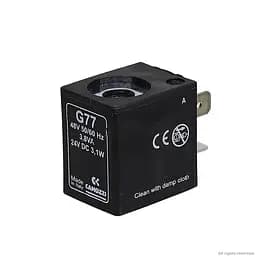 Котушка для електроклапани 3.1 Вт Camozzi DC 24 В/AC 48 В (G77) - мініатюра 1