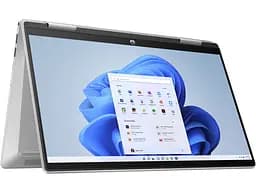 Ноутбук HP Pavilion x360 14-ek1000ua 14' FHD IPS Touch, Intel i7-1355U, 16GB, F1024GB, UMA, DOS, сріблястий (825D9EA) - мініатюра 5