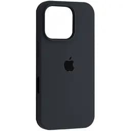Чехол Silicone Case для Apple iPhone 16 Pro Dark Gray AA [115003]