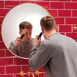 Тример Remington Trim & Fit, ААх1, вібраційний мотор, насадок-3, чохол, титан.напил., чорний - мініатюра 8