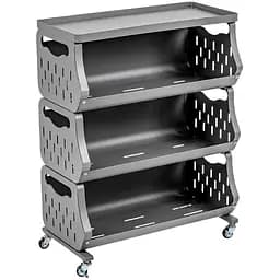 Стеллаж для хранения Wall Sticker SW-00002259 универсальный трехъярусный 60х30х77 см