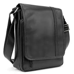 Класичний чоловічий месенджер з клапаном TIDING BAG t003A-1 чорний