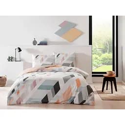 Комплект постільної білизни TAC Denver Євро Різнобарвний 000230171