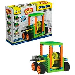 Конструктор Zephyr Blix Gear Box полипропиленовый развивающий с моторчиком 100 элементов 10 моделей