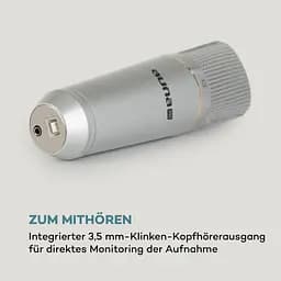 Конденсаторний USB-мікрофон Auna MIC-920 USB (10034262) - мініатюра 3