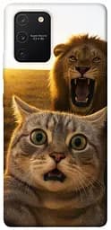 Чохол Demsky Shocked cat and lion для Samsung Galaxy S10 Lite