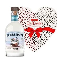 Набір: Лікер El Galipote Coconut 17% 0.7 л + Цукерки Raffaello 140 г