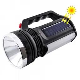 Акумуляторний ліхтар-прожектор із бічною панеллю 16 SMD LED 2 режими, зарядка 220В, 1000 мАч - мініатюра 3