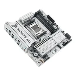Материнcька плата TUF GAMING B850M-PLUS WIFI7 W sAM5 B850 4xDDR5 M.2 HDMI DP Wi-Fi BT mATX біли Asus teh0018981 - мініатюра 6