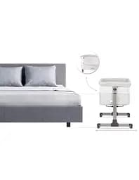 Ліжечко приставне Momi Revo Light Grey - мініатюра 10