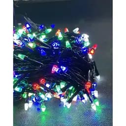 Новорічна LED гірлянда Конус - 24 м 400 кольорових лампочек для яскравої святкової ілюмінації