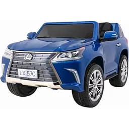 Электромобиль Ramiz Lexus LX570 окрашенный 2x12 В на пульте управления, синий (PA.DK-LX570.EXL.NIE)
