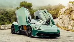 Дерев'яний фігурний пазл Зелене Авто, А5, Картонна коробка 35 елементів