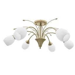 Люстра стельова Brille в зал E27 60W BZ (LK-615C/6)