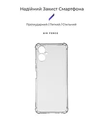 Прозрачный чехол для TECNO Camon 19 Neo (CH6i) с защитой камеры и усиленными бортами, тонкий, силиконовый, бесцветный, ударопрочный, противоударный бампер с закрытой камерой, ArmorStandart (ARM66431) - мініатюра 2