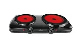 Плита двухкомфорочная инфракрасная Edenberg EB-62271 электрическая кухонная настольная