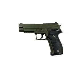 Страйкбольний пістолет Galaxy Sig Sauer 226, метал, зелений, вага 700 г, G26G