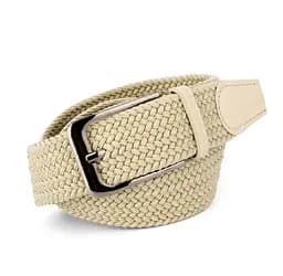 Ремінь гумка чоловічий PS-40044 (130 см) бежевий плетений