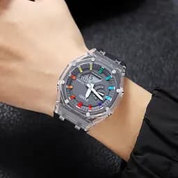 Годинник наручний 2100BKGY Black-Grey Skmei acs0030291 - мініатюра 3