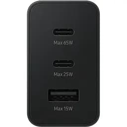 МЗП блочок Samsung 65W Trio PD PPS USB-A/2USB-C (EP-T6530NBEGEU) black UA