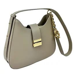 Сумка-кроссбоді жіноча шкіряна сіра Firenze Italy F-IT-9836G