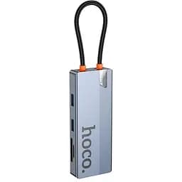 Хаб адаптер док-станция Hoco HB52 Wow 8-in-1