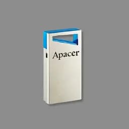Флешка металева Apacer AH155 64 Gb Usb 3.2 сріблясто синя - мініатюра 4