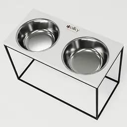 Hollky Base XXL40 — миски на підставці для дуже великих собак (2 × 2,8 л) - мініатюра 6