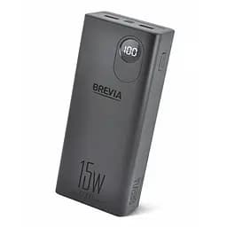 Зовнішній акумулятор Brevia 30000mAh 15.5 W (45315) портативна універсальна батарея