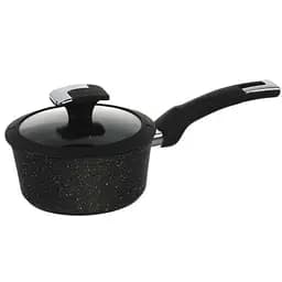 Сотейник A-Plus AP-3012 18 см мраморное покрытие ковш с крышкой