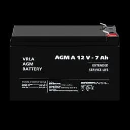 Акумулятор для сигналізації AGM А 12V - 7 Ah - мініатюра 2