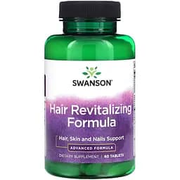 Комплекс для відновлення волосся Swanson Hair Revitalizing Formula 60 таблеток