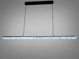 Сучасний лінійний LED підвіс Diasha 1105/1200BK чорний 27W 120 см для кухні та столу