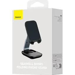 Підставка для телефону Baseus Seashell Series Black (B10551500111-00) [134774] - мініатюра 6