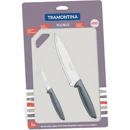 Набір ножів Tramontina Plenus Grey 3 предмети (6366870)