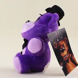 М'яка іграшка П'ять ночей з Фредді Purple Freddy Фіолетовий Фредді 18 см FNAF48-9 - мініатюра 3