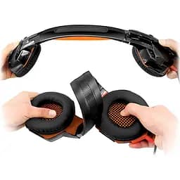 Ігрові навушники REAL-EL GDX-7700 Surround 7.1 Black/Orange (EL124100016) [112563] - мініатюра 9