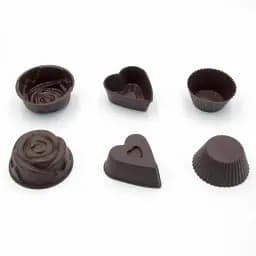 Набор форм для выпечки мафинов фигурных силикон Lessner Chef Choco на 6 шт (10274)