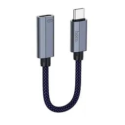 Перехідник Hoco Type-C male to iP female charging and data adapter cable UA29A 3A 0.15 м - мініатюра 2