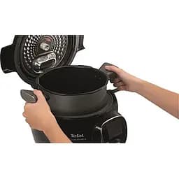 Мультиварка-скороварка Tefal Cook4me+ Connect 1600 Вт чорна (CY855830) - мініатюра 9