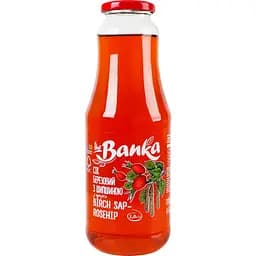 Сок The Banka березовый с настоем шиповника 1 л