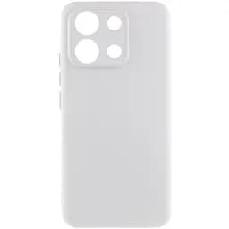 Чехол TPU GETMAN Liquid Silk Full Camera для Xiaomi Redmi Note 13 Pro 4G / Poco M6 Pro 4G / Note 14S Белый / White