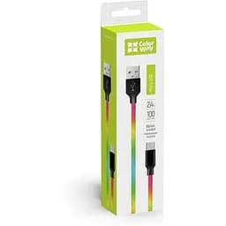 Кабель ColorWay USB - MicroUSB Multicolor 2.4а 1м - мініатюра 3