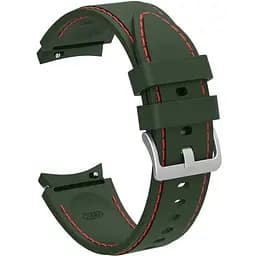 Браслет RLine для Samsung Galaxy Watch 4 - зелено-червоний ширина кріплення 20мм силікон Watchbands (W44-2WB52399204)