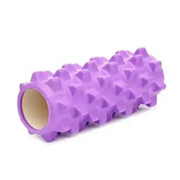Масажний ролик Cornix EVA 33 x 14 см (валик, ролер) XR-0322 Violet - мініатюра 2