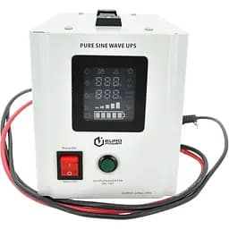 ДБЖ з правильною синусоїдою Europower PSW-EPW800TW12 5/10А, під зовнішню АКБ 12В , Q4 (305x198x235) 5,08 кг (235x145x170(180))