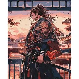 Картина по номерам Brushme Самурай 40x50 см